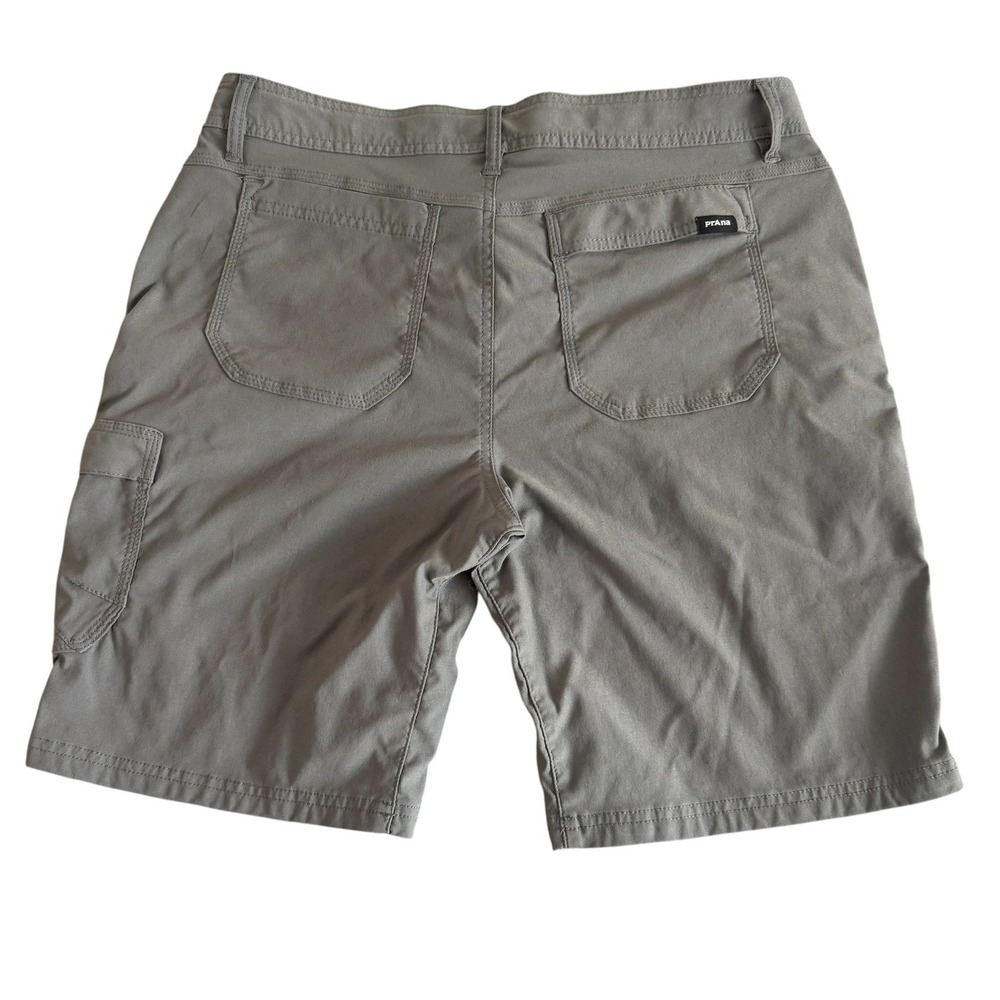 prAna Zion 34x9 Gray Stretch Cargo Hiking Mens Shorts 1969751 - Picture 2 of 8